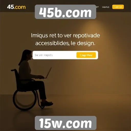 Acessibilidade e design do 45b.com em destaque